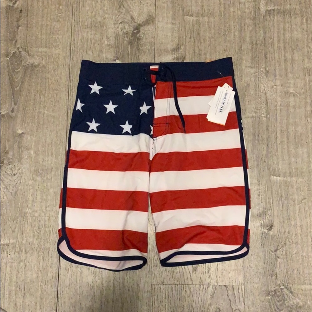 American flag bathing suit